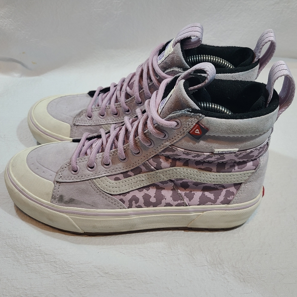 Womens VANS SK8-Hi MTE Primaloft Insulated Boots Size: 8.5 Lavender Cheetah